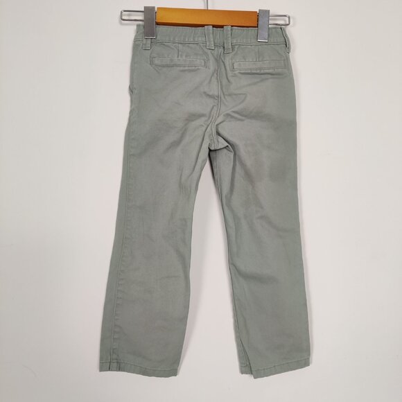 Baby GAP Boys Pants Size 5 Years Toddler Mint Gray 100% Cotton Khaki Casual - Picture 2 of 4